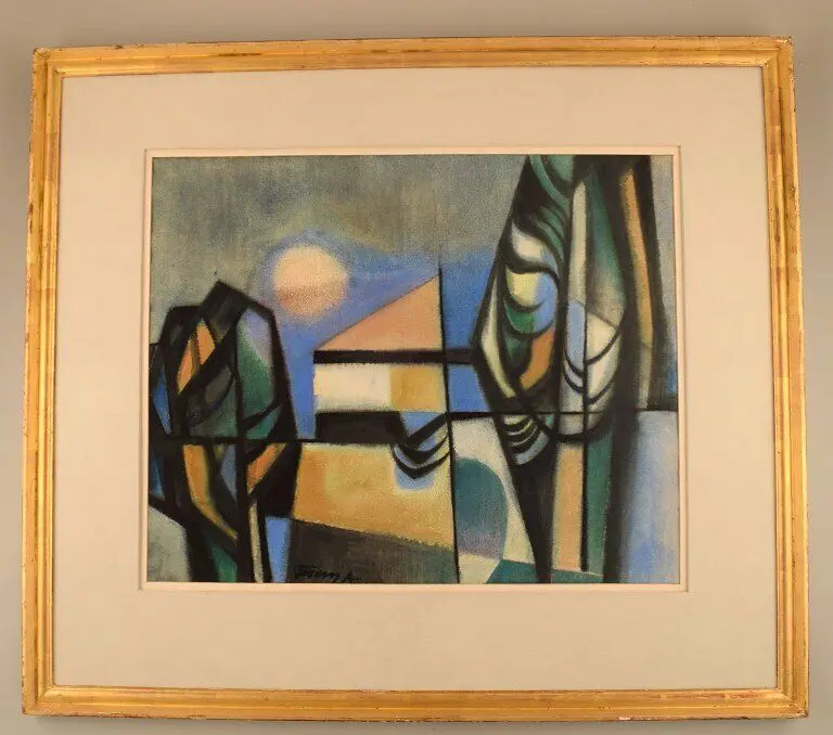 Albert Ferenz (1907-1994), Deutschland. Aquarell auf Papier aus der Mitte des 20. Jahrhunderts