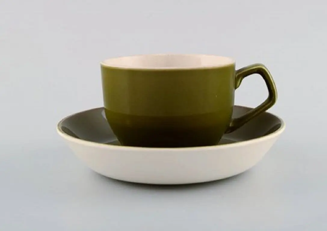 Aluminia Fayence Dinnerservice Timiana aus den 1960er Jahren