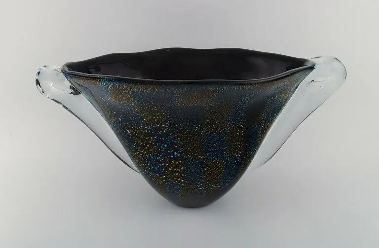 Barovier und Toso, Venedig. Große Vase aus handgeblasenem Kunstglas, 1960er Jahre