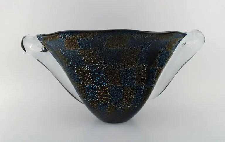 Barovier und Toso, Venedig. Große Vase aus handgeblasenem Kunstglas, 1960er Jahre