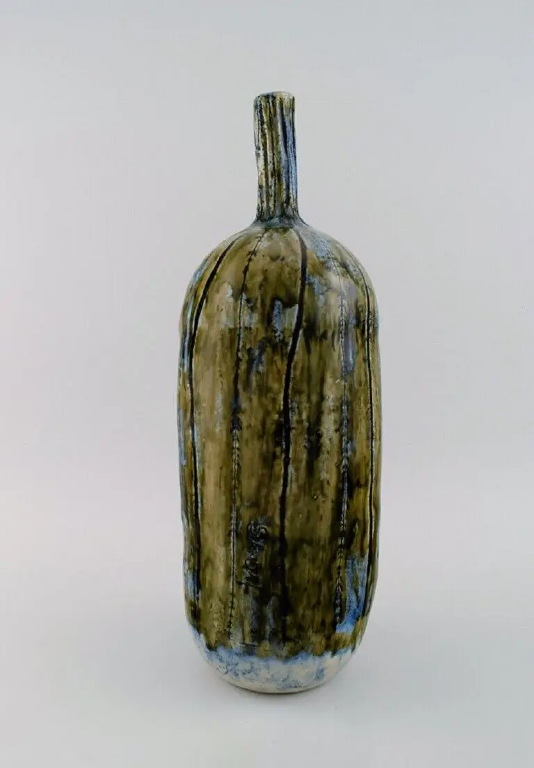 Dorte Sandale (geb. 1955), Dänemark. Große, außergewöhnliche Vase aus glasiertem Steinzeug