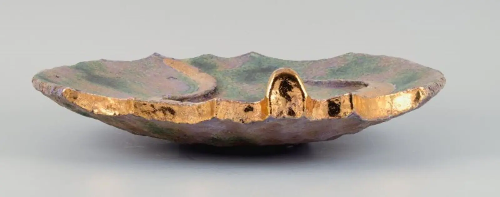Europäisches Studio-Keramik: Einzigartige, kolossale Keramikschale aus dem späten 20. Jahrhundert