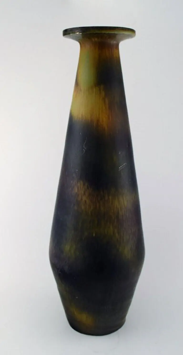 Große Keramik-Bodenvase von Rörstrand, entworfen von Gunnar Nylund