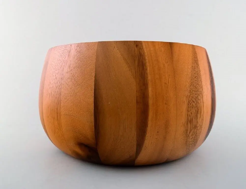 Große Schüssel aus gestacheltem Teakholz von Jens Quistgaard für Digsmed