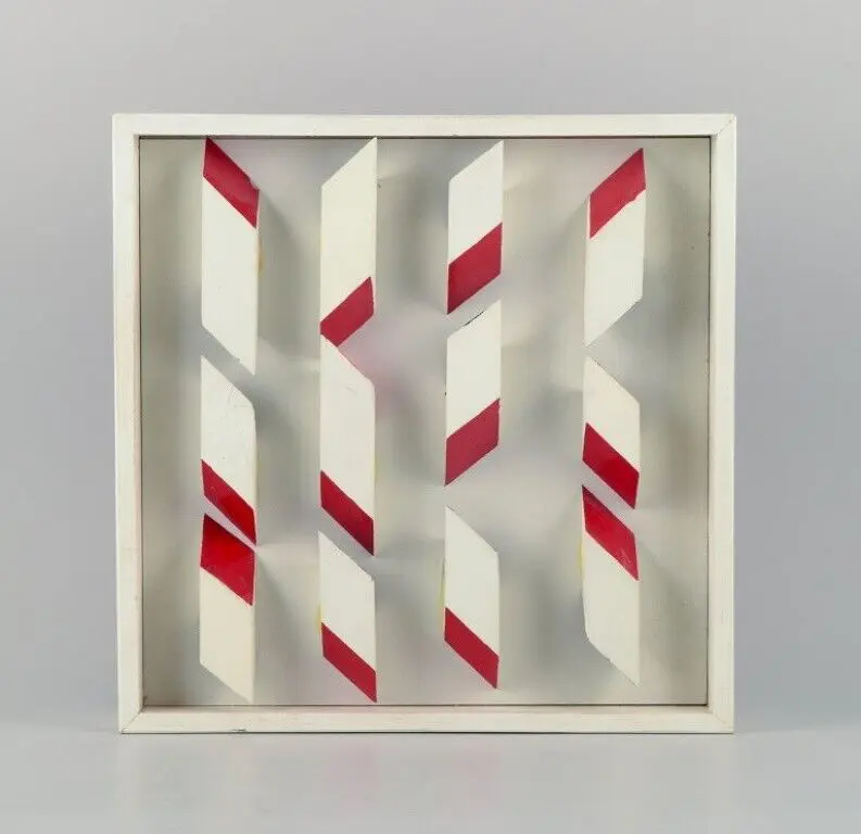 Lars Hofsjö. Schwedischer Künstler. Einzigartiges Holz-Wandrelief