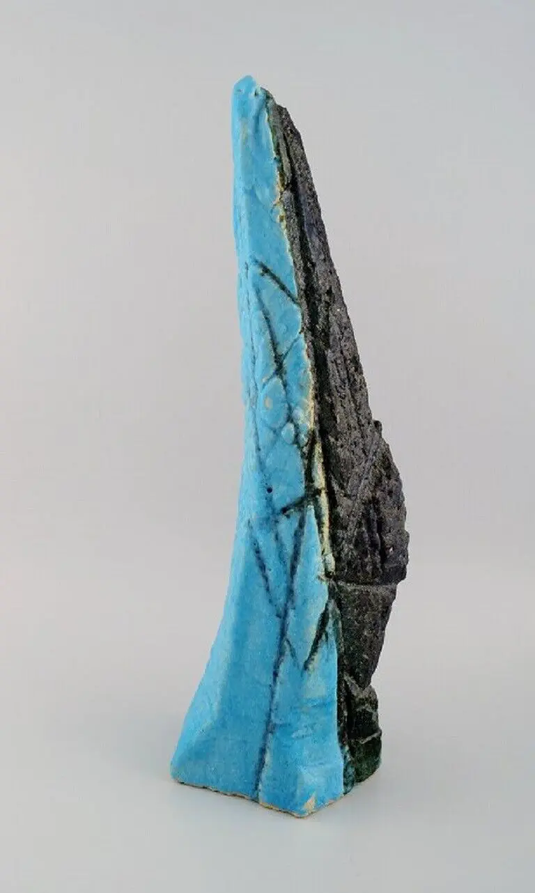Ole Bjørn Krüger (1922-2007). Einzigartige, große Skulptur aus glasiertem Steinzeug