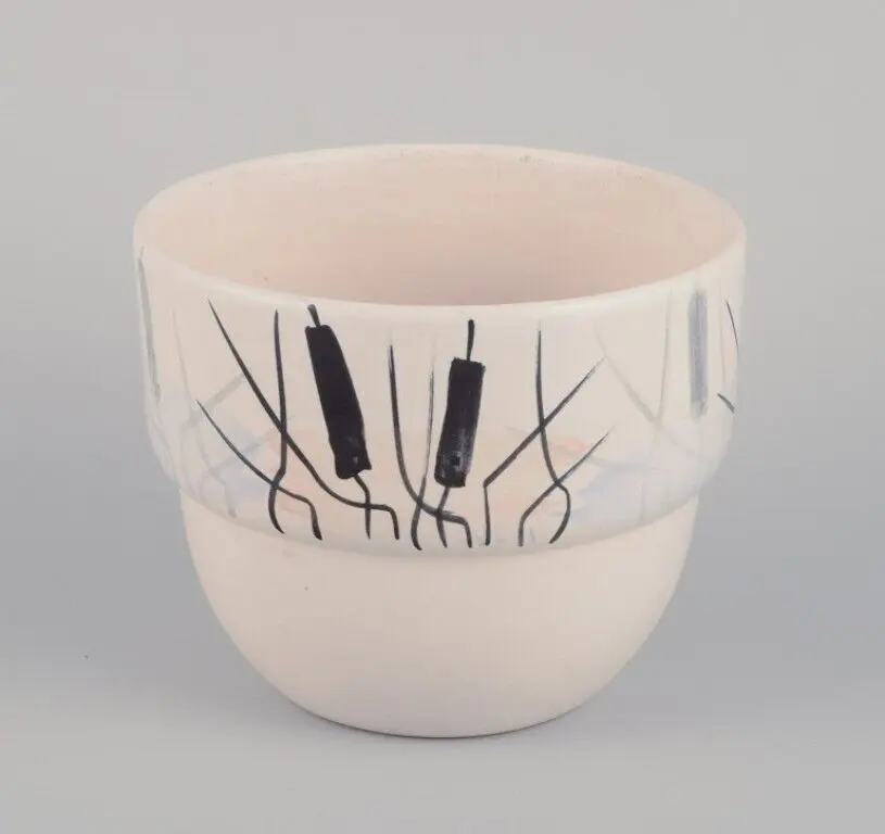 Paul Milet für Sevres. Einzigartiges Paar keramischer Pflanzentopfhalter