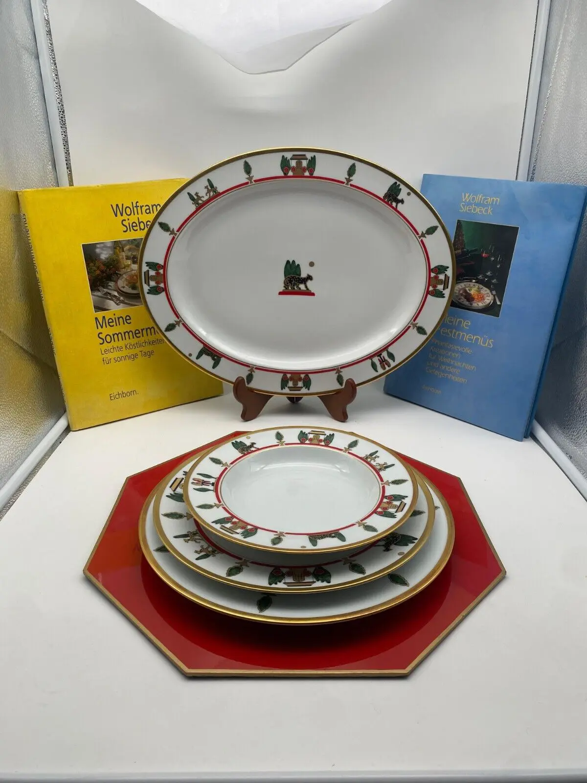 Cartier Limoges - La Maison de Louis Cartier - Porzellan Set in Erster Wahl