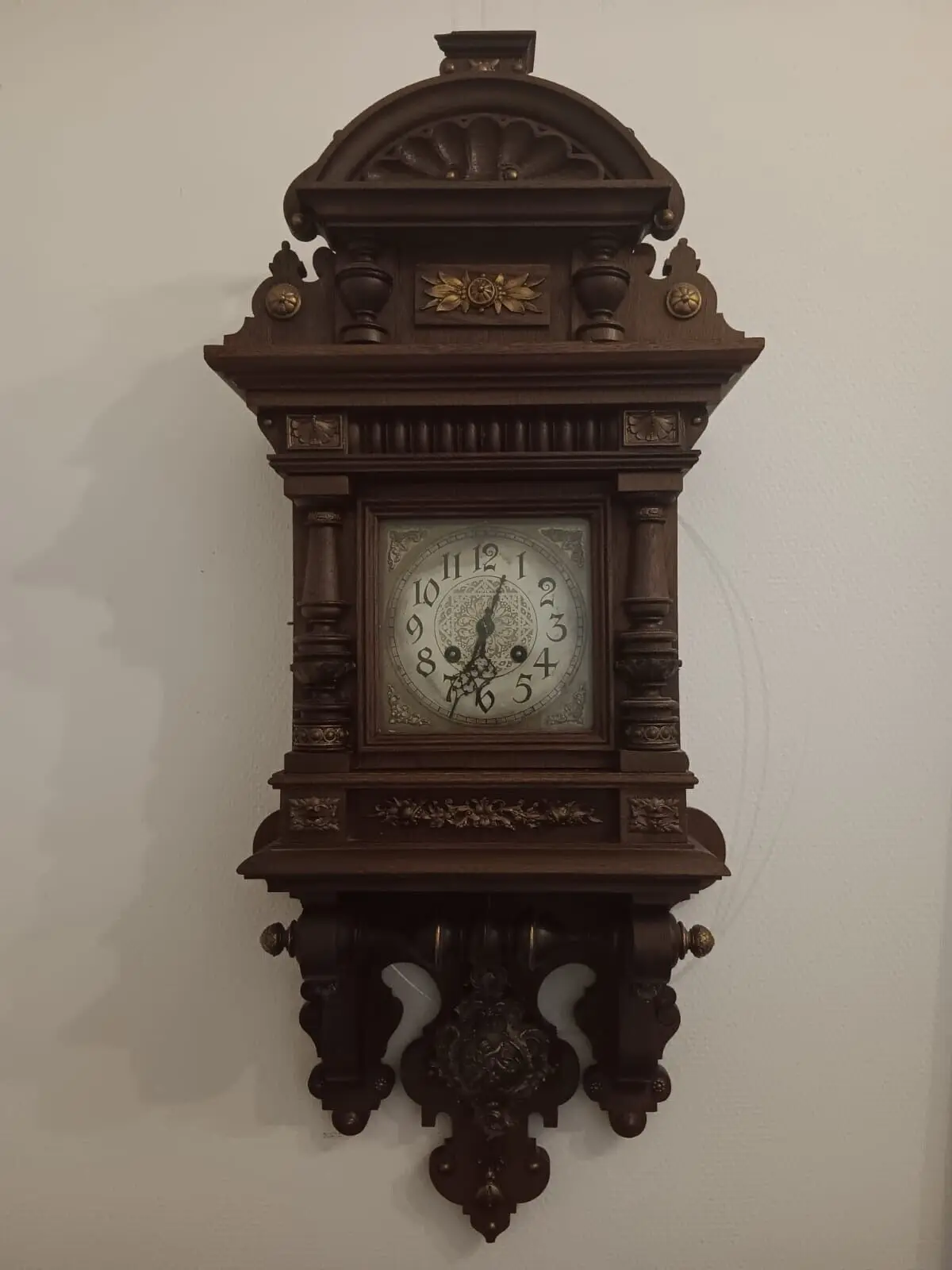 Lenzkirch Regulator Wanduhr aus der Zeit um 1900