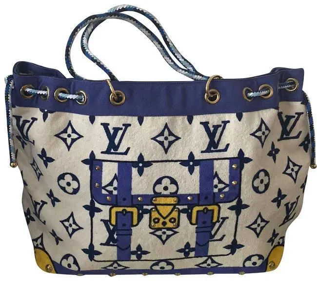 LOUIS VUITTON Baumwoll-Monogramm Eponge Cabas