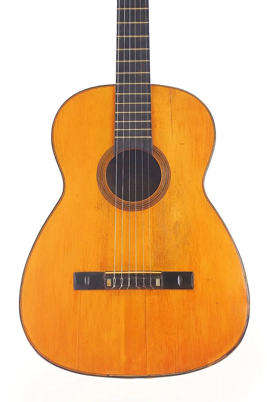 Francisco Pau ~1890 – Torres-Stil - frühe spanische Meistergitarre + Video!