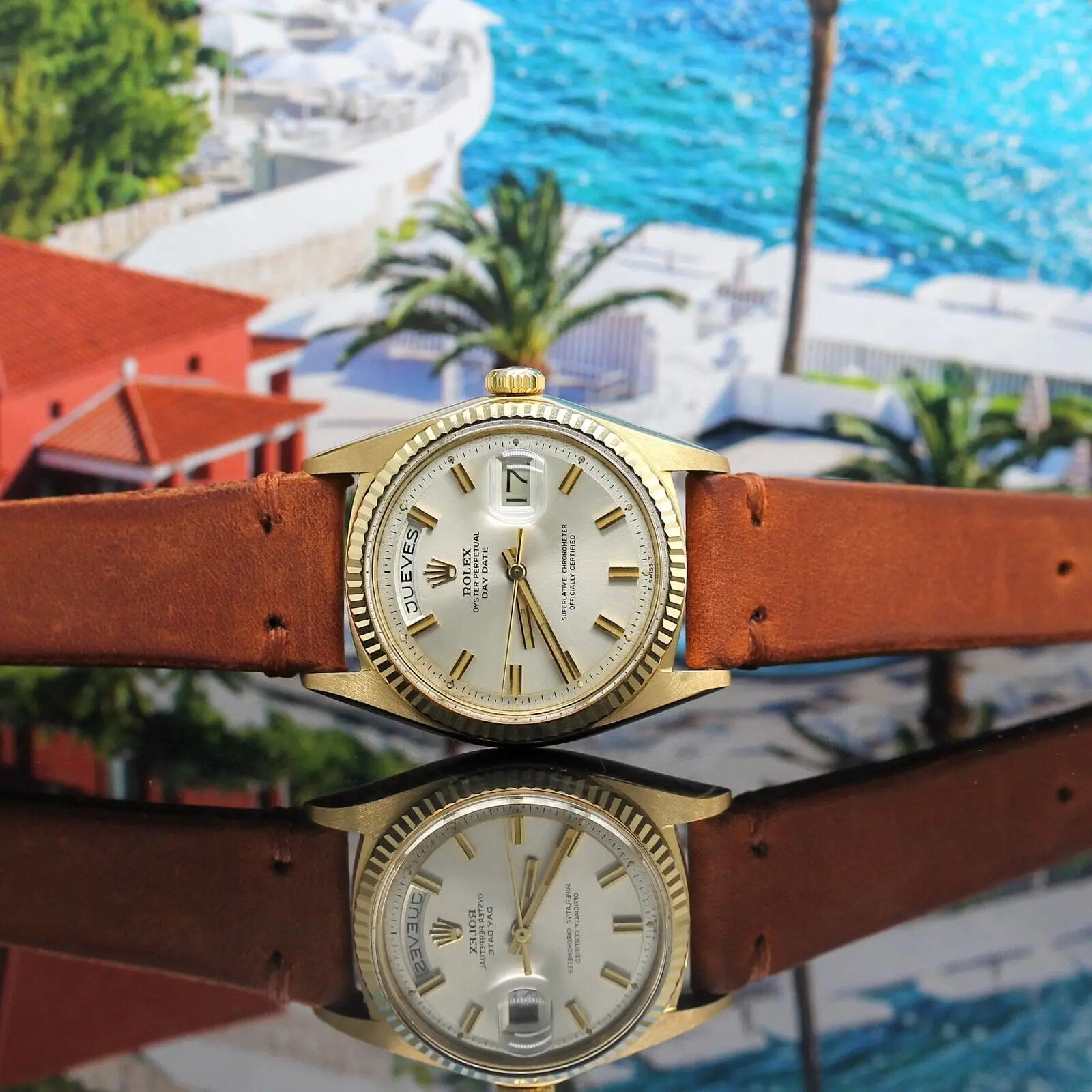 Rolex Day-Date Automatik 18KT Gold Referenz: 1803 - Original Rolex Box aus 1969