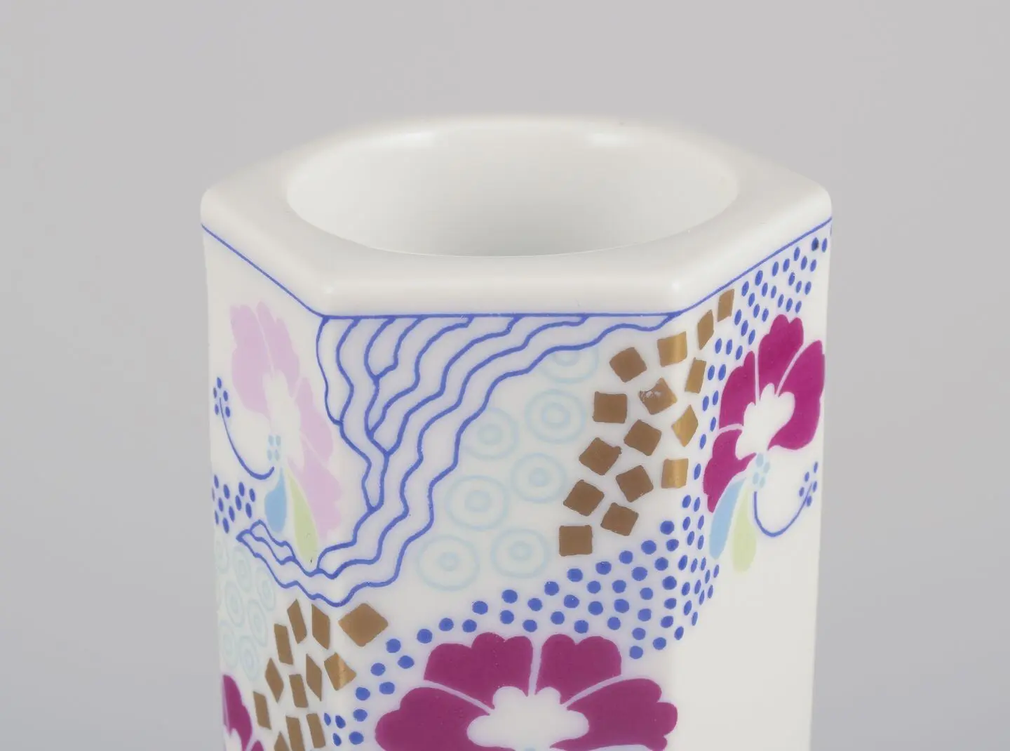 3-teiliges Set Porzellan-Kerzenständer von Anne Grete Halling-Koch für Bing & Grøndahl