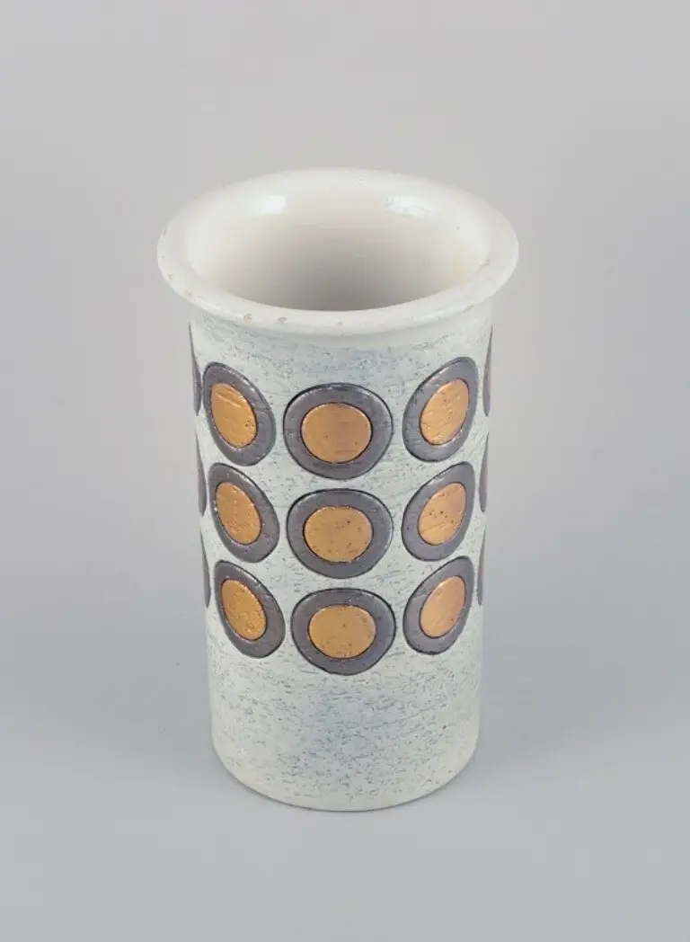 Aldo Londi für Bitossi, Italien. Große Retro-Keramikvase 'Ikano'