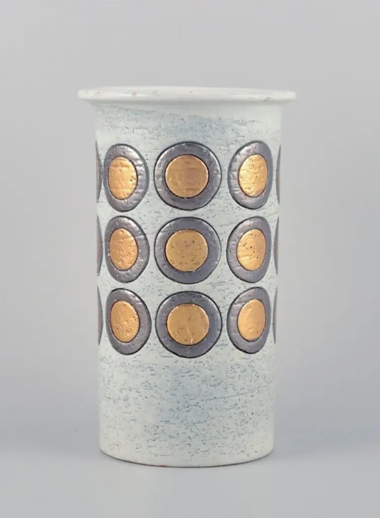 Aldo Londi für Bitossi, Italien. Große Retro-Keramikvase 'Ikano'