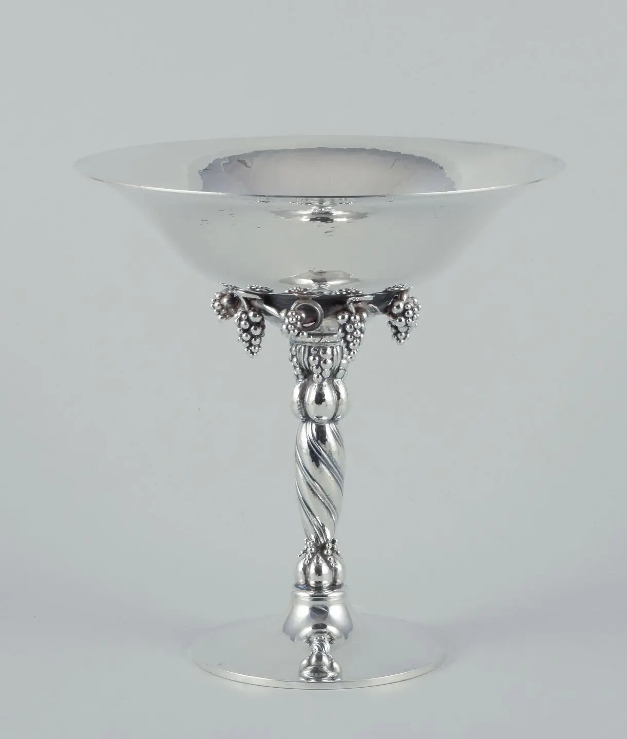 Georg Jensen Traube Cluster Herzstück aus Sterlingsilber, Modell 263B