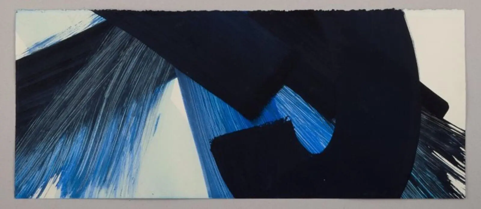 Monique Orsini (1937), französische Malerin. Mischtechnik auf Papier