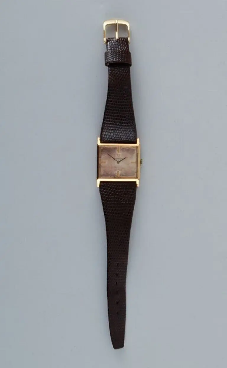 Omega Automatic de Ville Damenuhr mit Lederarmband, ca. aus den 60er Jahren