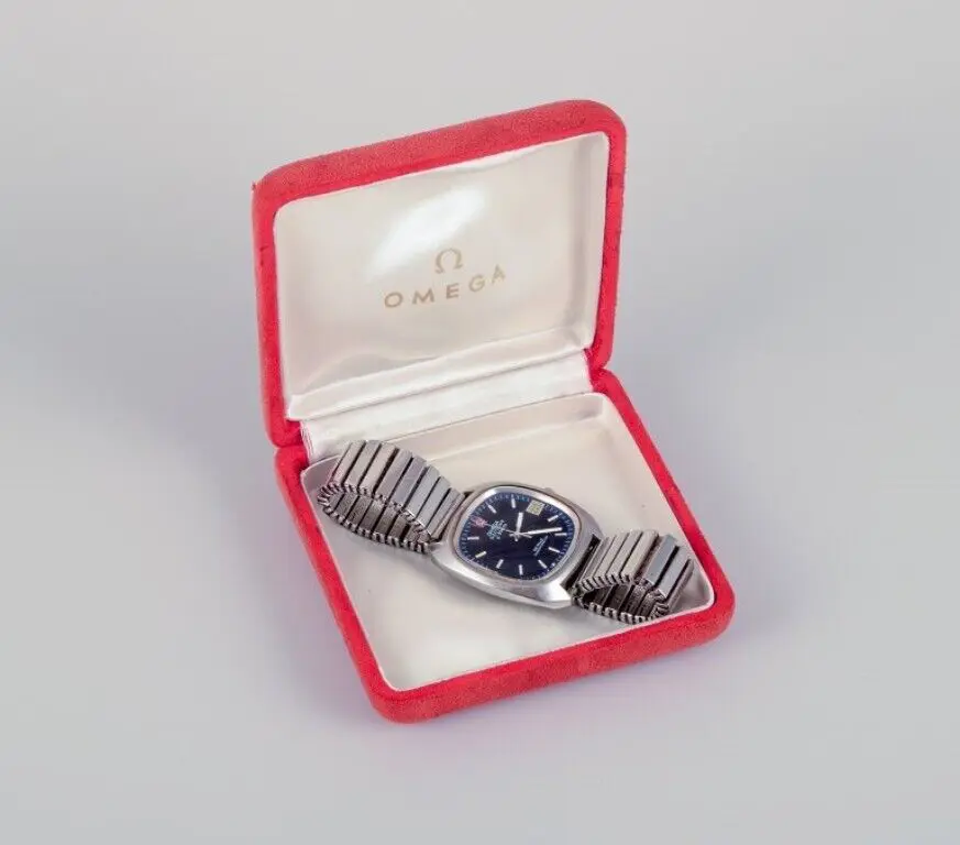 Omega De Ville Herrenarmbanduhr mit Elektronik, ca. 1970