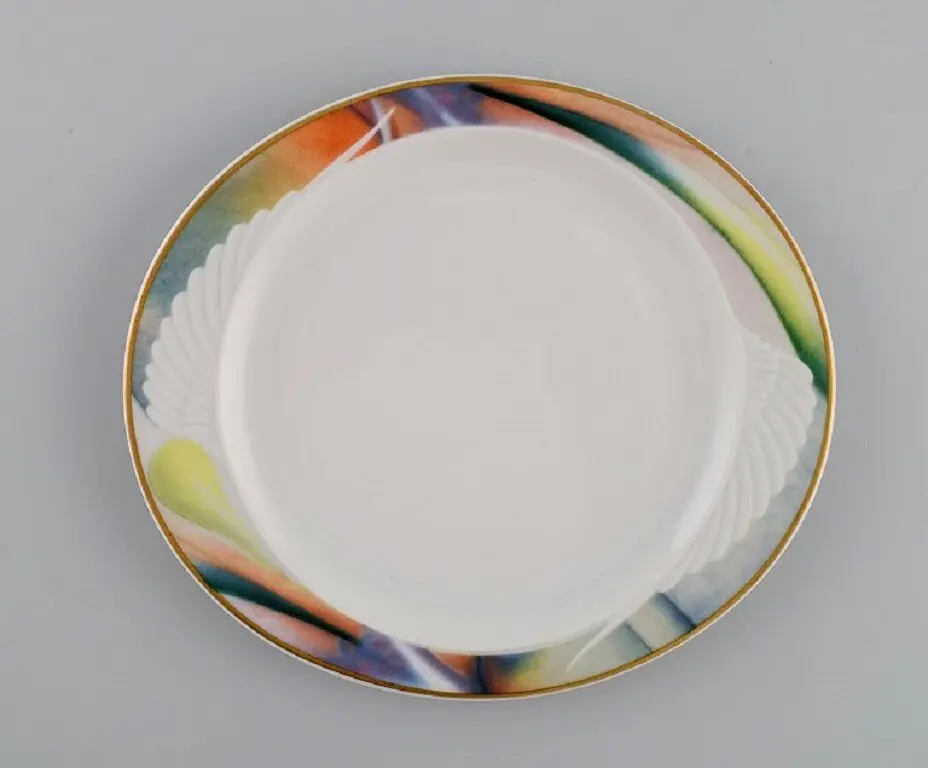 Paul Wunderlich für Rosenthal: Vier Porzellanteller aus der Mythos-Serie, 80er/90er Jahre