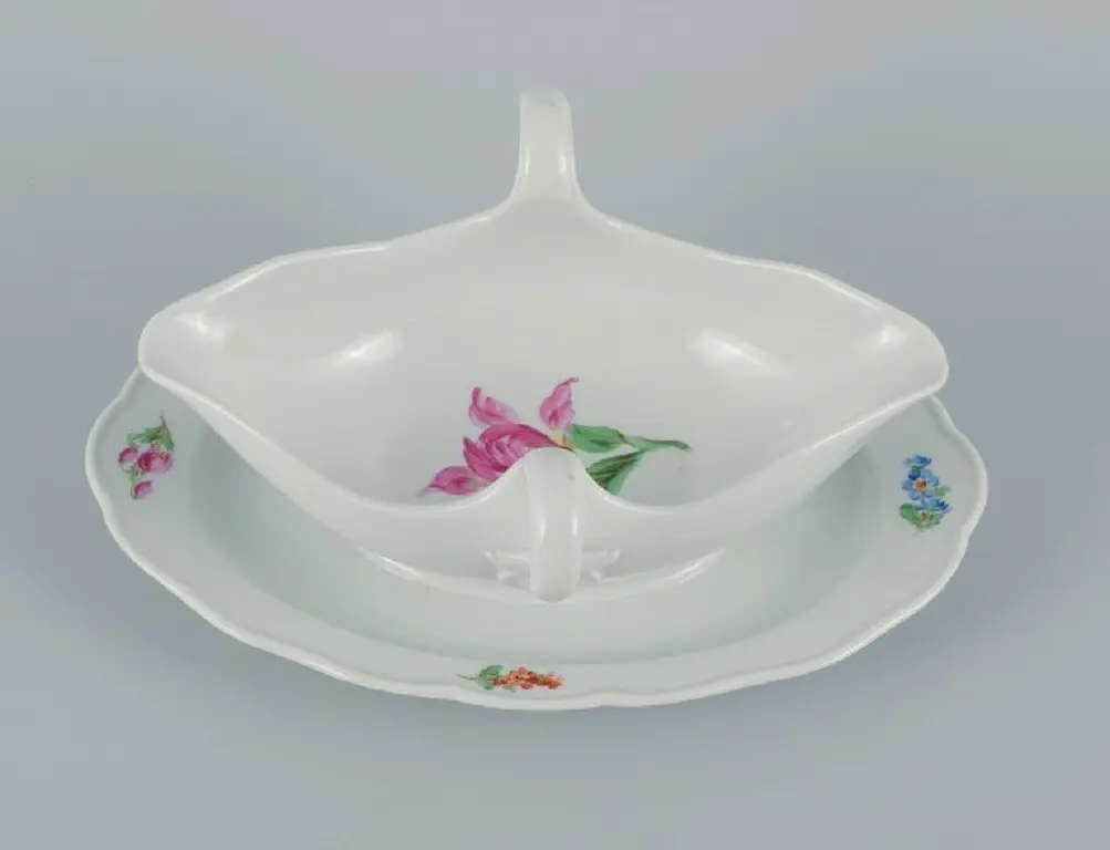 Porzellansauciere aus Meissen, Deutschland, um 1900