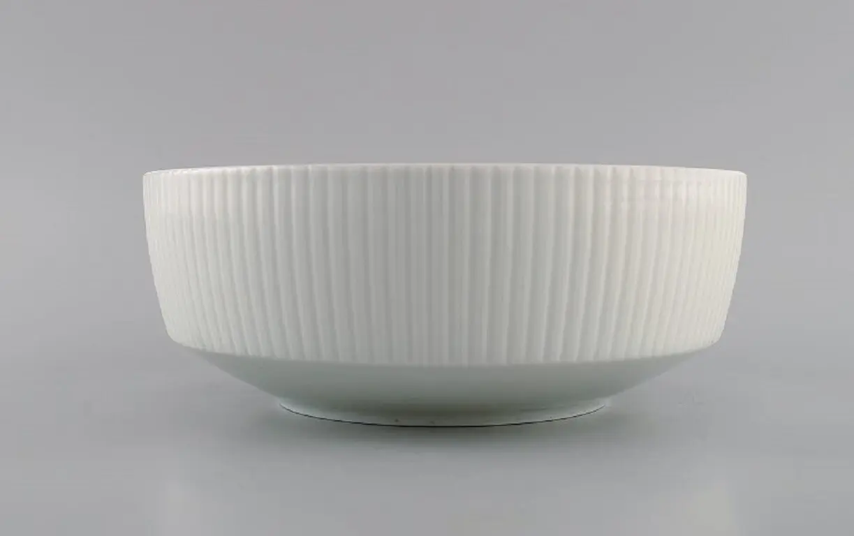 Seltene Modulationsschale von Tapio Wirkkala für Rosenthal aus geriffeltem