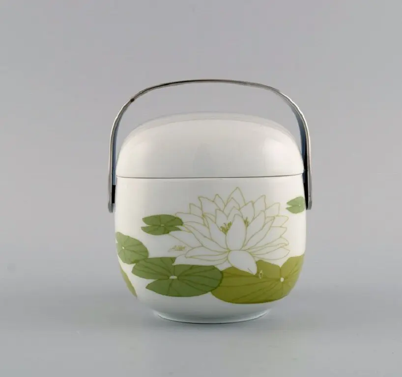 Timo Sarpaneva für Rosenthal. Seltenes Eiskübel aus Porzellan im Suomi-Design