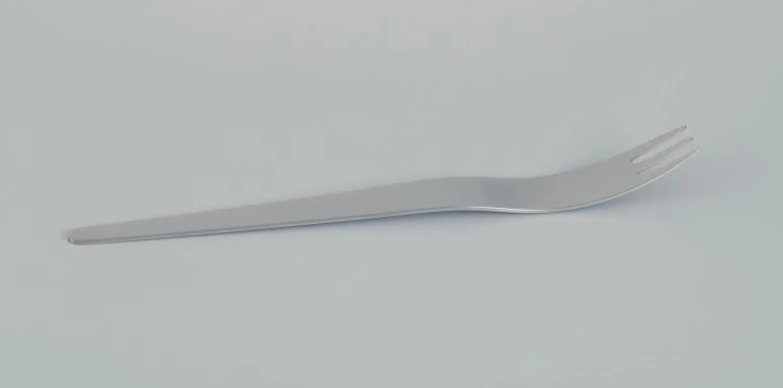 Zwei lange Salatgabeln aus Edelstahl von Arne Jacobsen für Georg Jensen