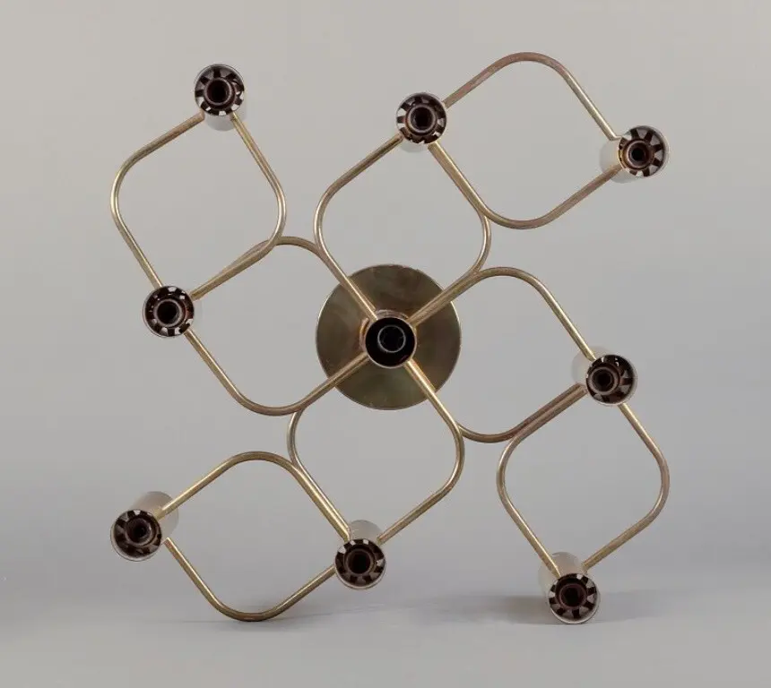 Decken- oder Wandlampe von Gaetano Sciolari für Leola, italienischer Designer