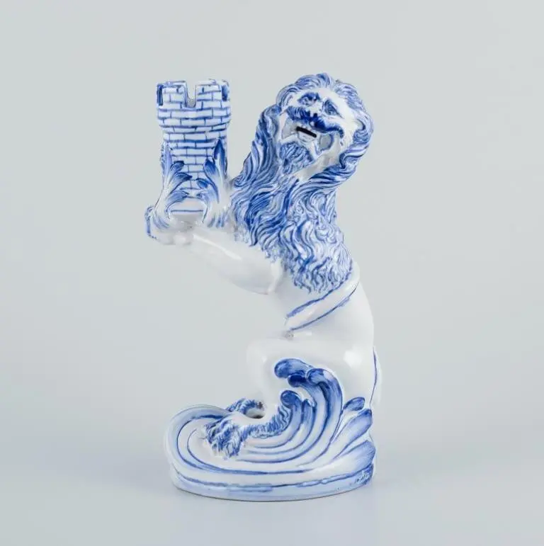 Emile Gallé für Nancy, St. Clement. Paar Löwenförmige Kerzenständer