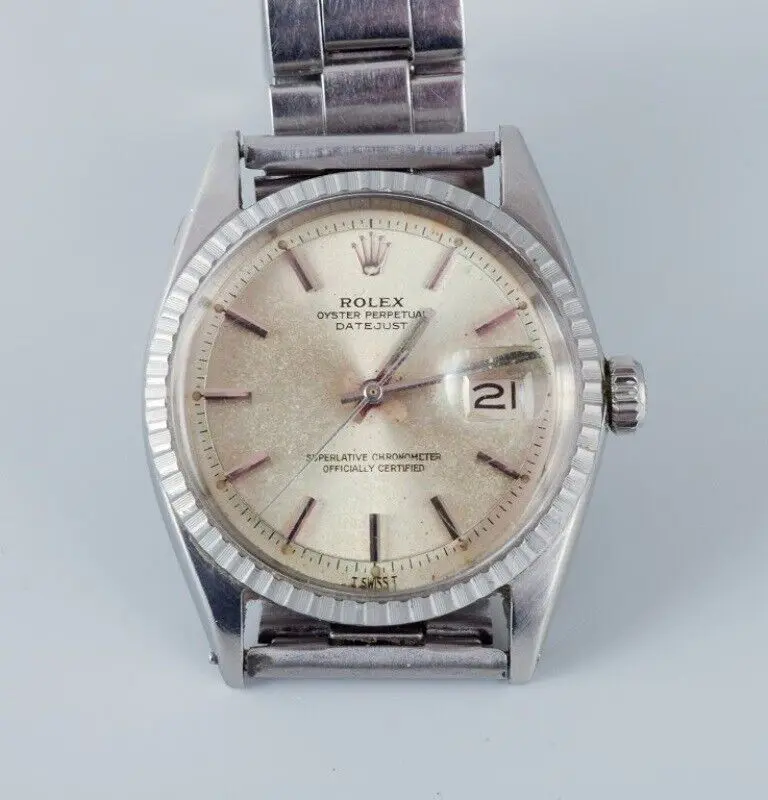 Rolex Oyster Perpetual Datejust mit Stahlarmband aus den 1960er Jahren